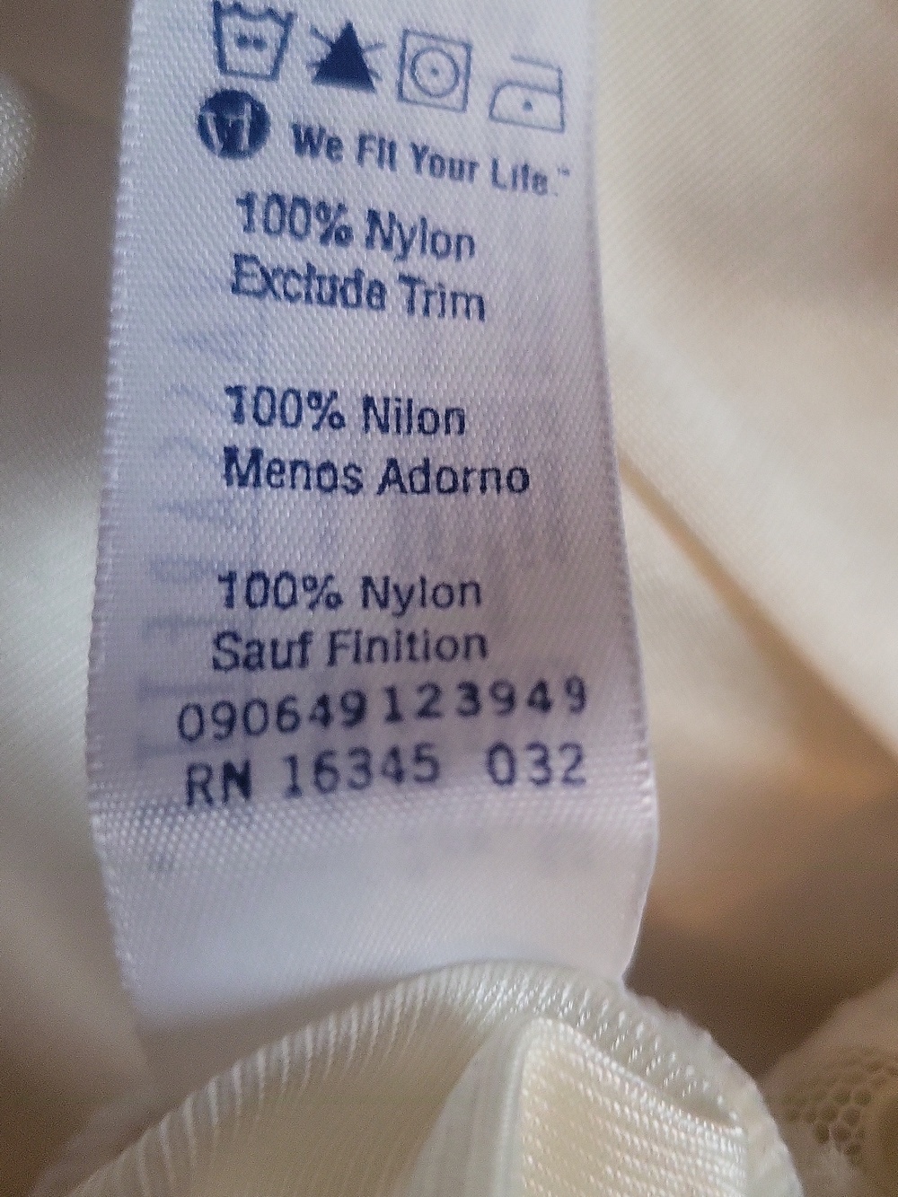 Vintage Womens White Lingerie Slip Dress Noghtgown - Picture 4 of 5